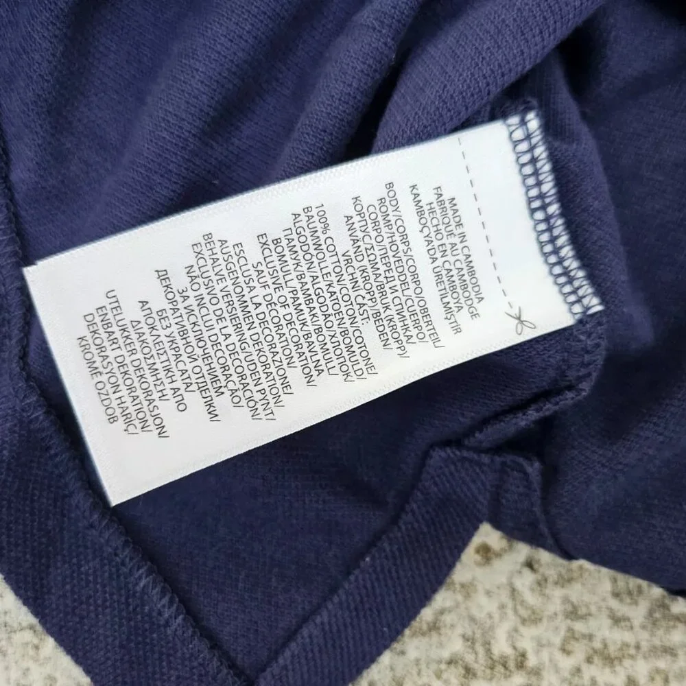 polo Ralph Lauren Kids Polo Tee Blue Cotton Short Sleeve T Shirt Size 4t/4 - Picture 8 of 8